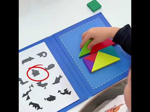 Magnetic Tangram (7 pcs) - Educational Toys