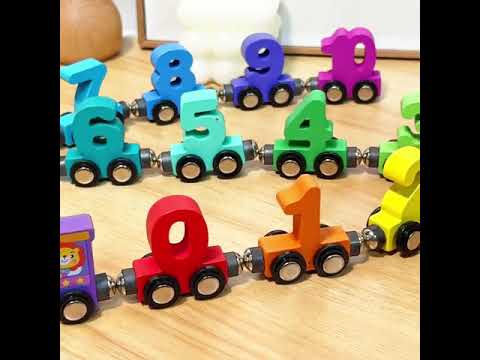 Magnetic Digital Train Toy For Kids