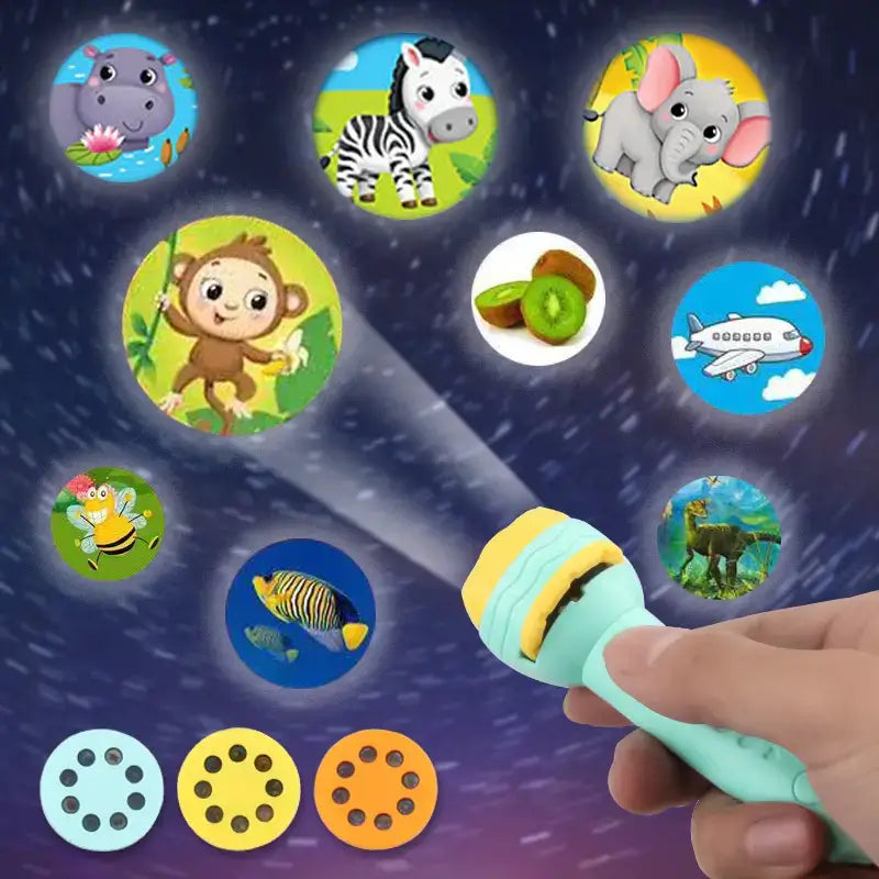 Projector Torch for Kids (3 Discs)