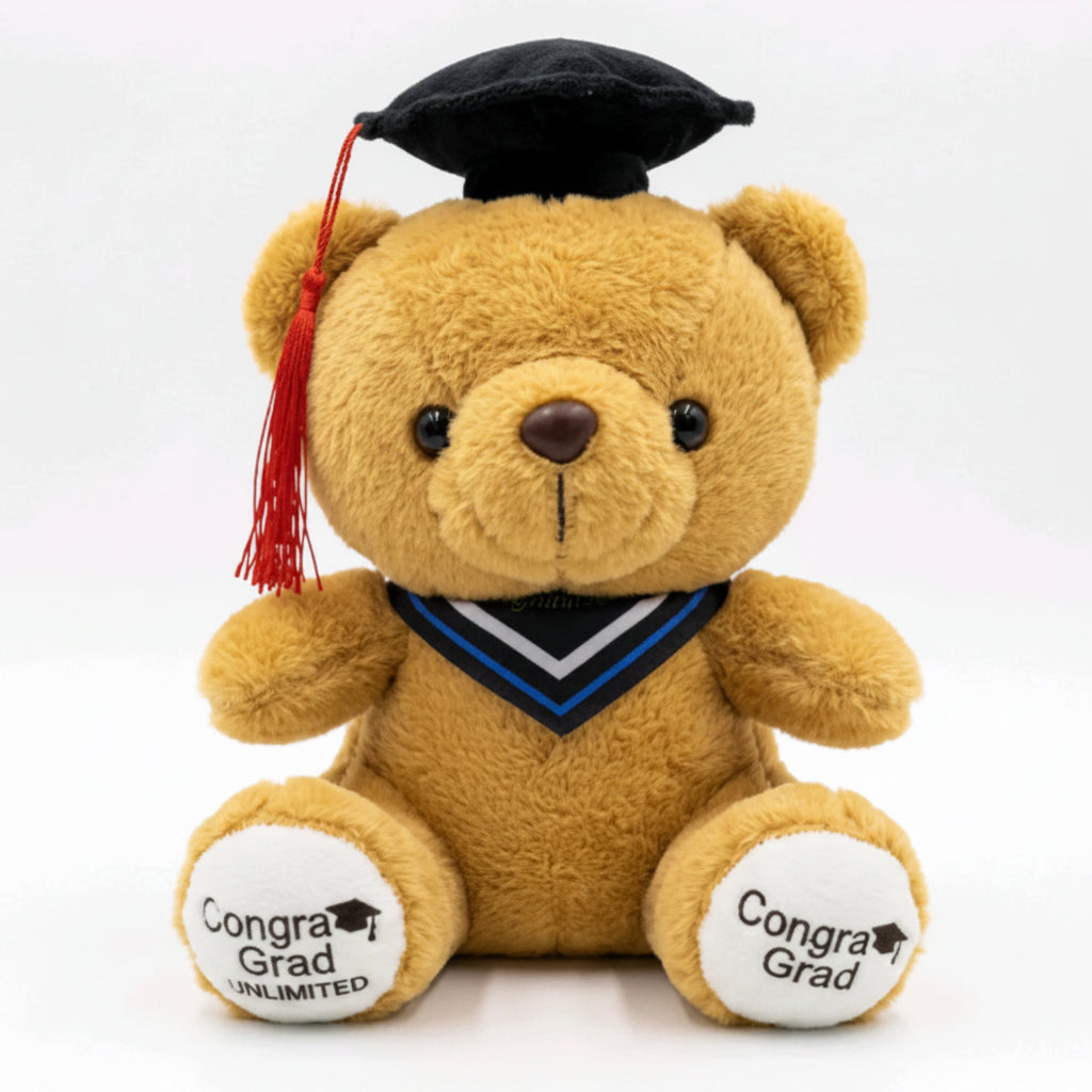 Graduation Teddy Bear – Congrats Grad Plush Toy (25 cm)
