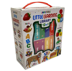 Little Learning Library White – 12-in-1 Early Learning Book Set