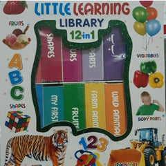 Little Learning Library White – 12-in-1 Early Learning Book Set