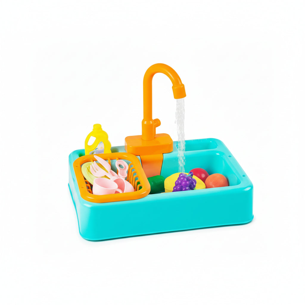 Battery-Operated Dishwasher Sink Toy - JustForKids