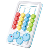 Montessori Slide Four-Color Chess Board Game - JustForKids