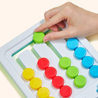 Montessori Slide Four-Color Chess Board Game
