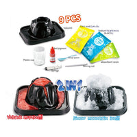 DIY 2-in-1 Volcano Scientific Experiment Set