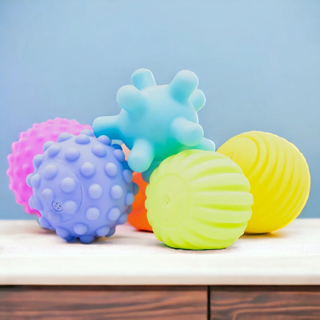 Buy Textured Multi Sensory Ball Set for Babies (6 pcs) - JustForKids
