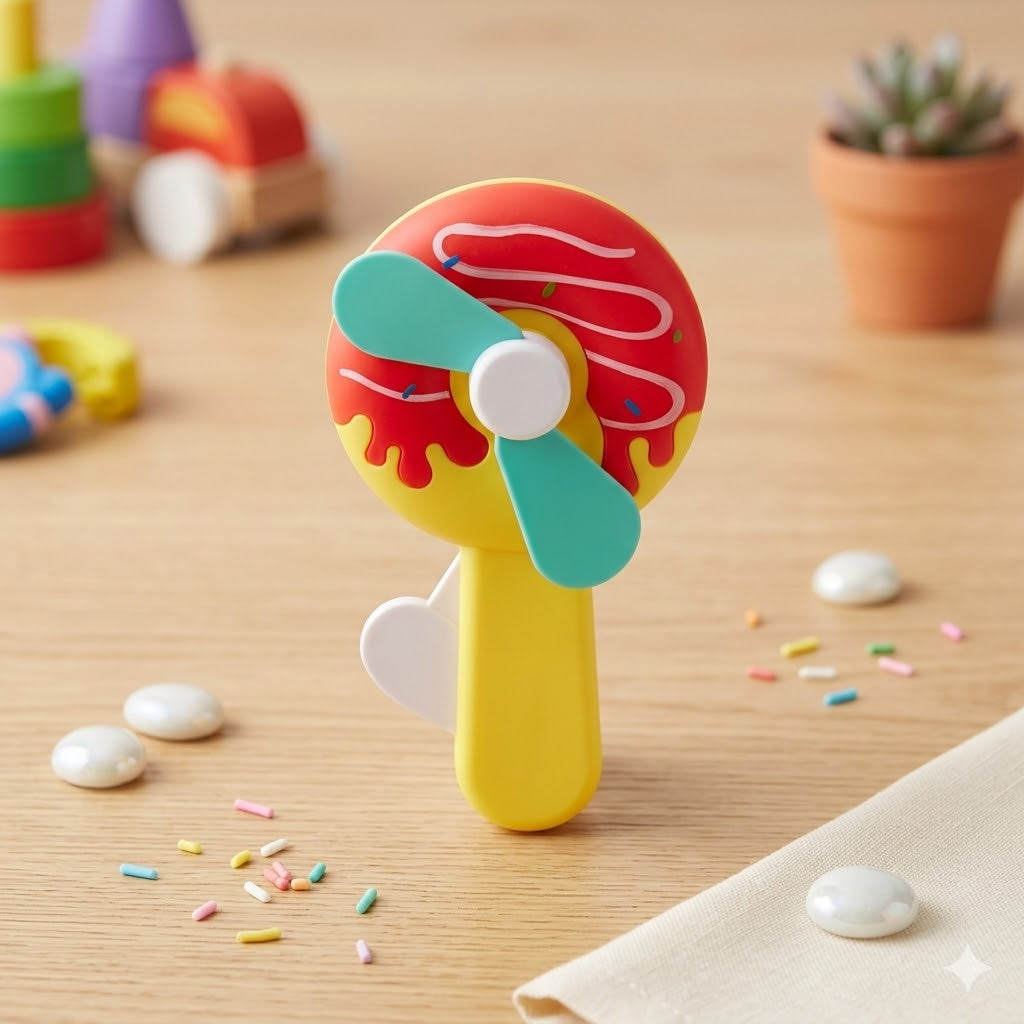 Mini Portable Handheld Fan (Assorted Designs & Colors)