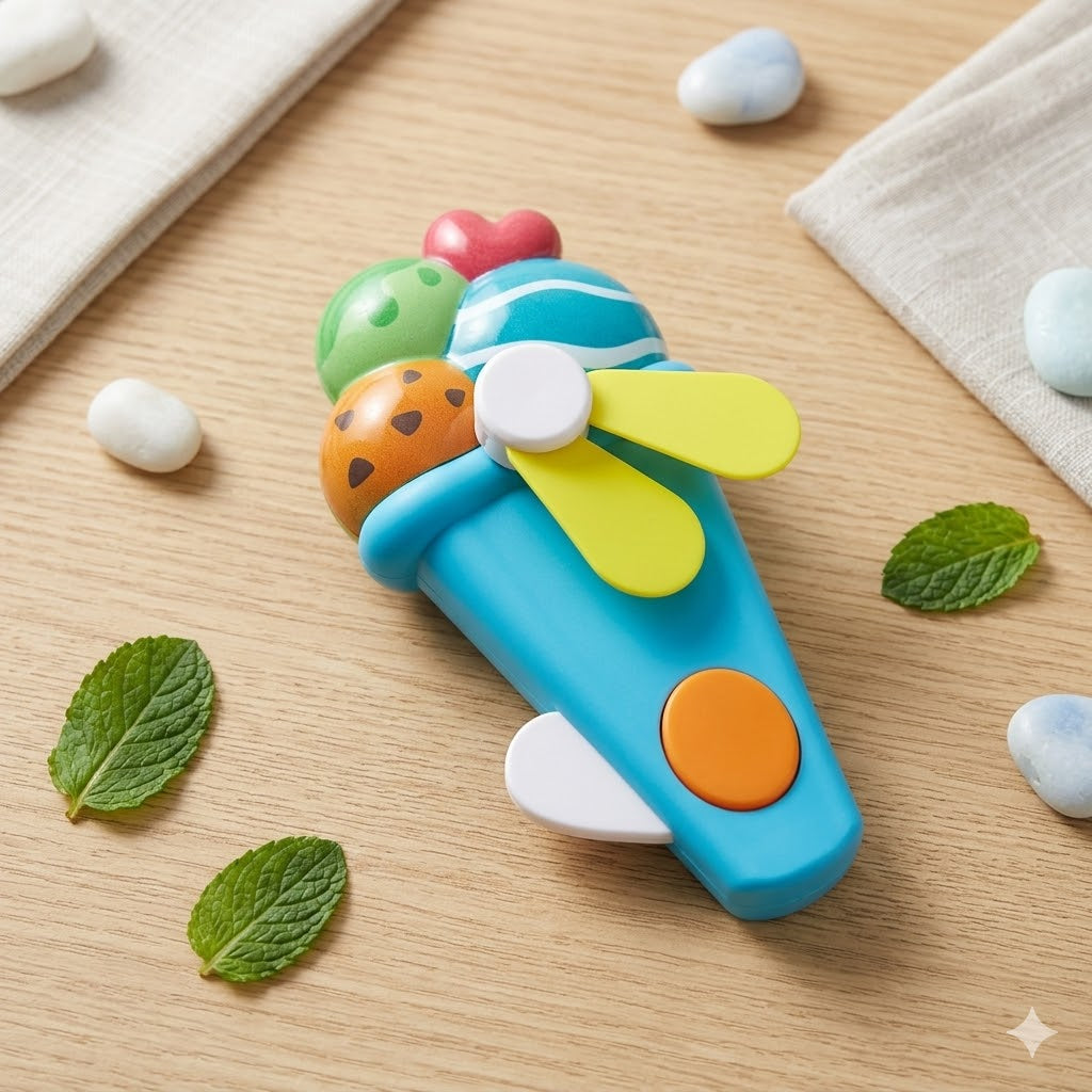 Mini Portable Handheld Fan (Assorted Designs & Colors)