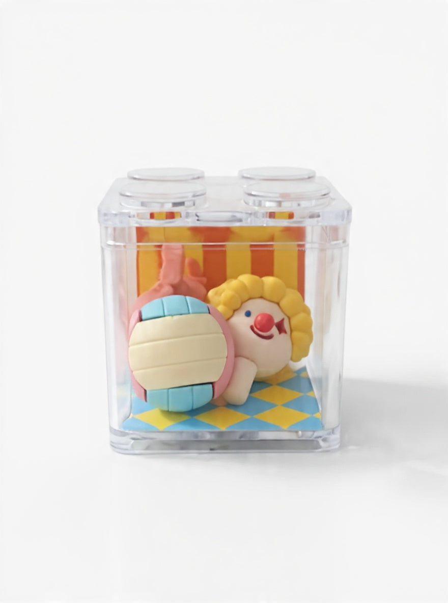 3D Puzzle Erasers in Stackable Boxes